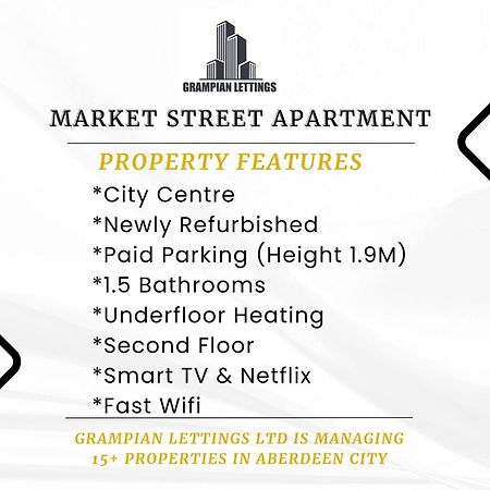 Market Street Apartments ✪ Grampian Lettings Ltd アバディーン エクステリア 写真